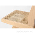 Modern rattan vouwen rattan terug vouwstoel huis